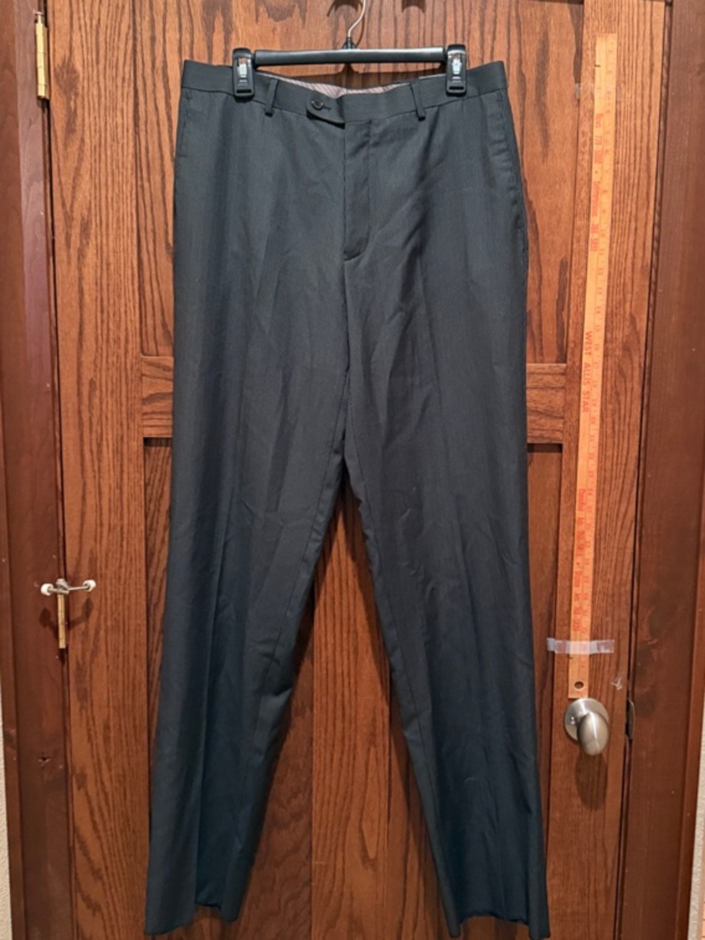 Classic Black Men's Dress Pants – Tailored Professional Fit
